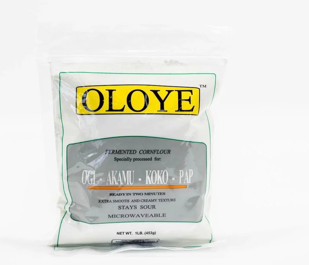Oloye Fermented Corn Flour | Ogi – Akamu – Koko – Pap | 1lb