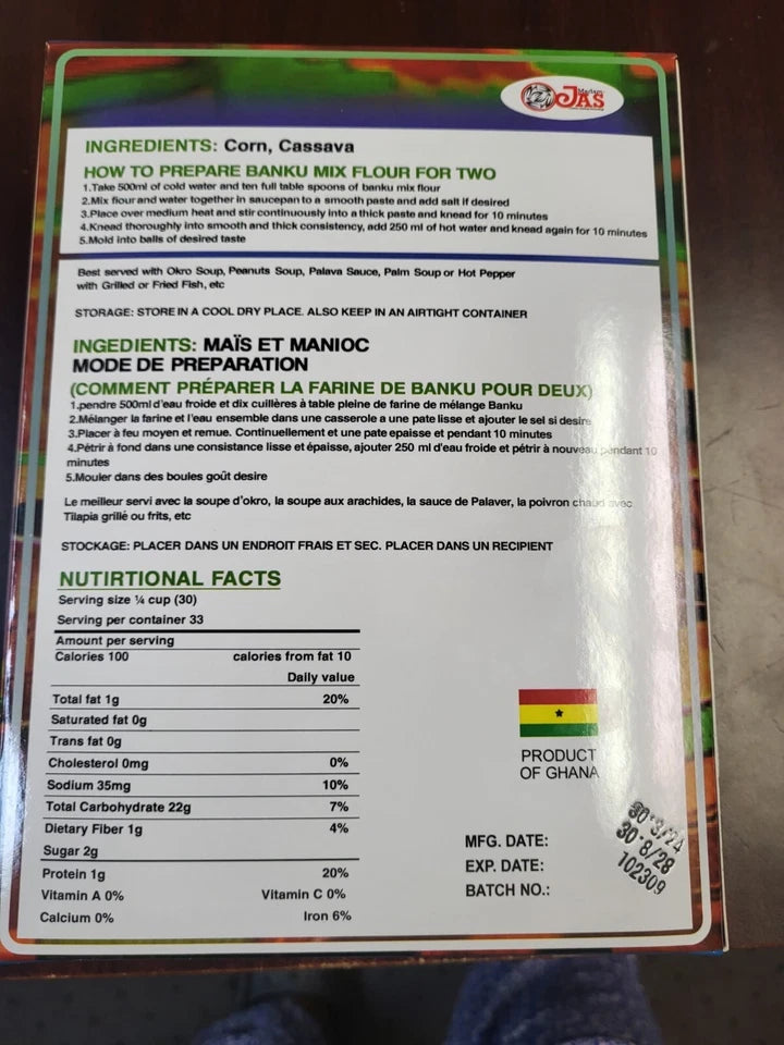 Banku Mix Flour 2.2lbs /1kg