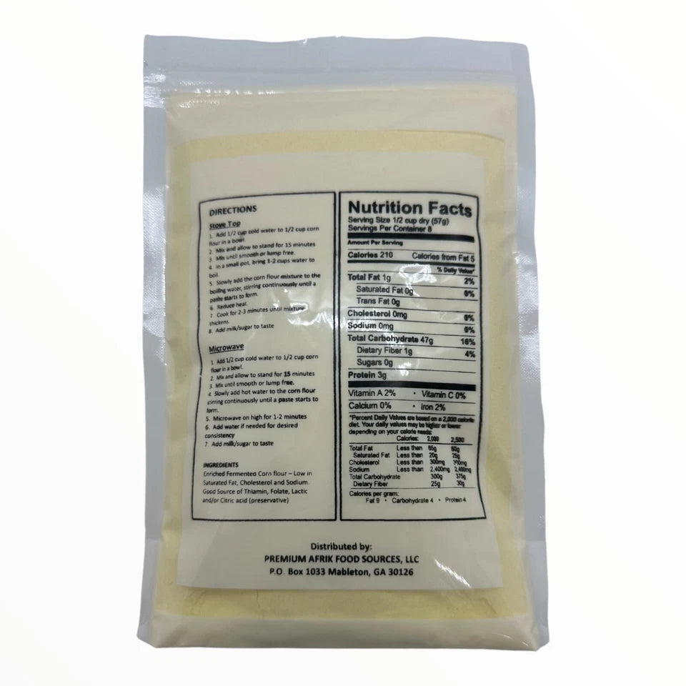 Premium Afrik Food Source Pap - Fermented Corn Flour | Ogi | Akamu | Koko - 453g